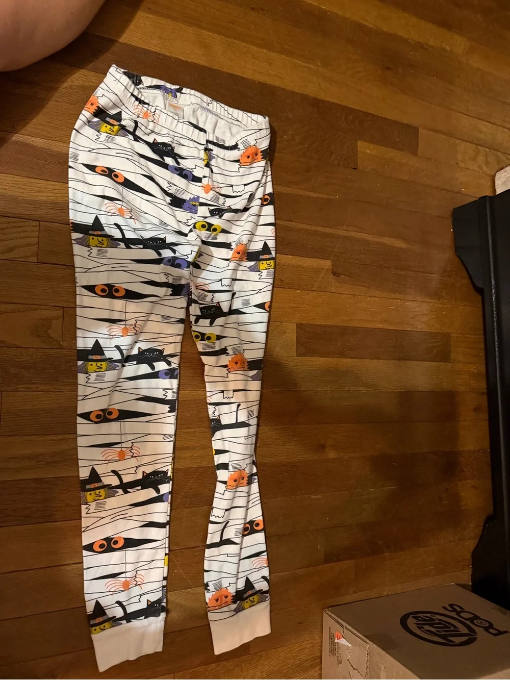 Kids Mummy Pajama Costume Set - Black and Orange